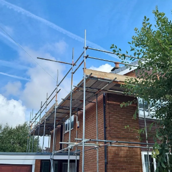 Scaffolding Work Example